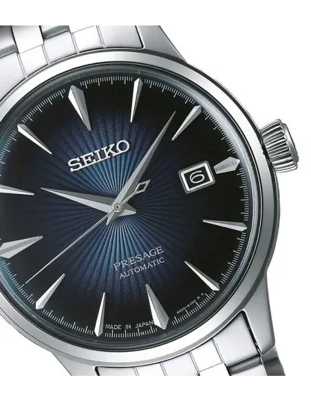 reloj automático hombre Seiko Presage srpb41j1 Cocktail Time Blue Moon 40.5mm  50m WR