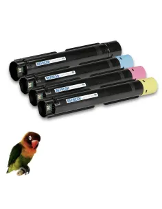 4 toner Compatibles Xerox Versalink C7100 / C7120 / C7125 / C7130 NEGRO CIÁN MAGENTA AMARILLO