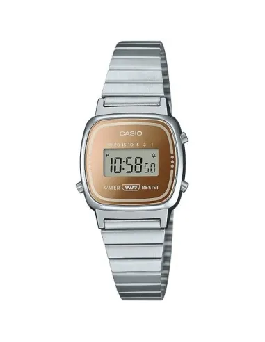 Reloj Retro Mujer CASIO LA670WES-4A digital correa de acero