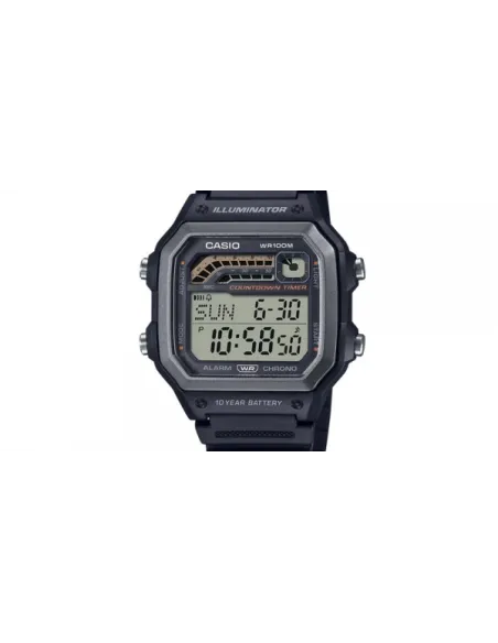 reloj deportivo hombre Casio WS-1600H-1AV 10 años batería 100m WR Hora Mundial