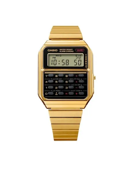 Reloj CASIO VINTAGE CA-500WEG-1A con ALARMA y calculadora