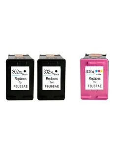 tintas compatibles HP 302 XL 302XL para HP DeskJet 1110 2130 3630 3633 3636 Envy 4520 4524 4525 4527 OfficeJet 3830 3831 4650 52 2