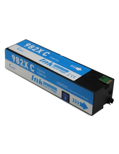 tinta Compatible HP 982X Cyan Cartucho de Tinta - T0B27A para HP PageWide 765 / 780 / 785