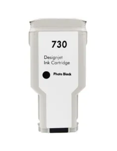 tinta Compatible HP 730 Negro Photo Cartucho de Tinta P2V73A para HP DesignJet T1600 / T1700 / T2600