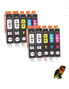 Pack 10 tintas compatibles para HP 364XL (ALTA CAPACIDAD) 2