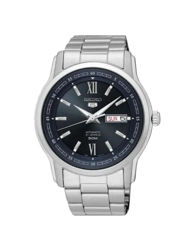 reloj automático hombre Seiko 5 SNKP17K1 42mm 50m WR correa de acero
