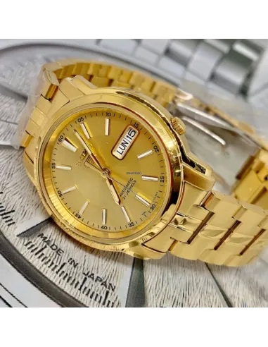 reloj automático unisex Seiko 5 SNKL86K1 38mm 30m WR correa de acero