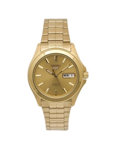 reloj unisex automático Seiko 5  SNKK98K1 37mm 30m WR correa de acero