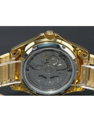reloj unisex automático Seiko 5  SNKK98K1 37mm 30m WR correa de acero