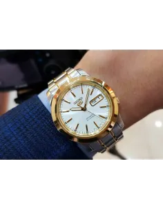 reloj automático hombre Seiko 5 SNKE54K1 44mm 30m WR correa de acero 2