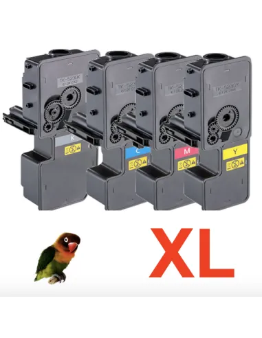 4 Toner Compatibles Kyocera TK5220 / TK5230 XL TK-5230  ALTA CAPACIDAD Ecosys M5521 P5021