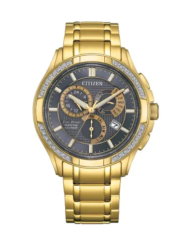 Citizen Perpetual Calendar Diamonds BL8172-59H 42mm 100m WR cristal de zafiro hasta 1.5 años reserva de marcha