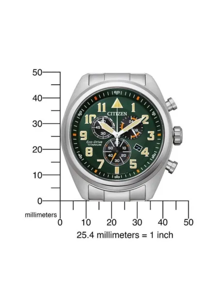 reloj hombre Citizen Eco-Drive Super Titanium AT2480-81X 43.5mm cristal de zafiro 100m