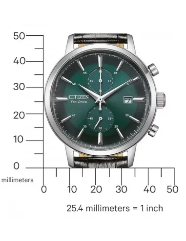 Citizen Eco-Drive CA7069-24X 42mm correa de cuero movimiento Eco-Drive