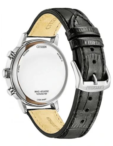 Citizen Eco-Drive CA7069-24X 42mm correa de cuero movimiento Eco-Drive