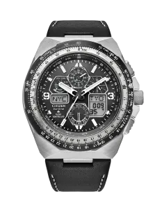 reloj aviador radiocontrol Citizen Promaster Skyhawk A-T JY8149-05E 46m 200m WR cristal de zafiro antirreflejos