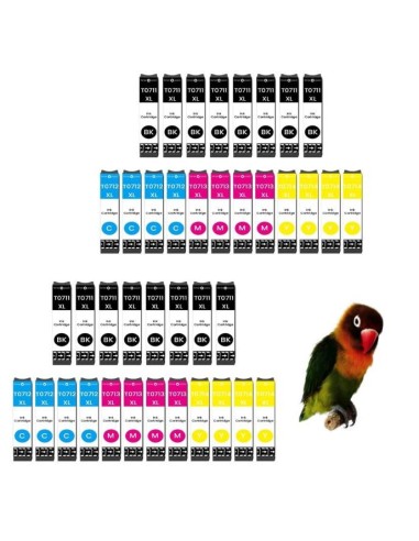 Epson T0711/2/3/4 40 tintas comp. NonOem