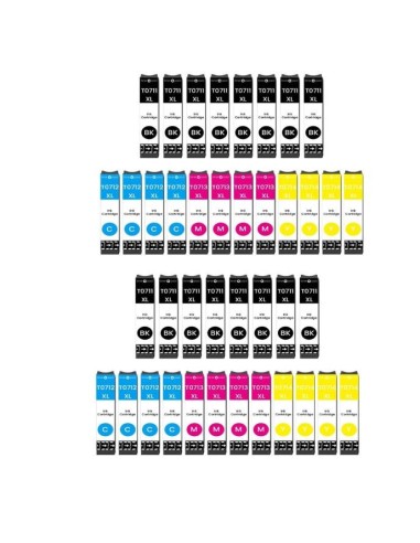 Epson T0711/2/3/4 40 tintas comp. NonOem