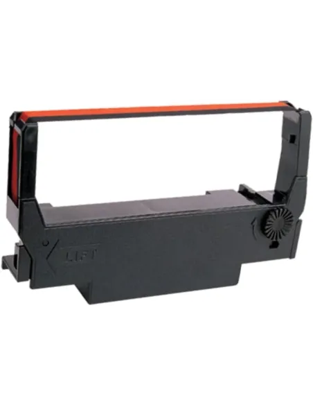 Cinta de tinta Compatible para Epson ERC38 / ERC34 / ERC30 Negra / Roja Cinta Matricial C43S015376 ERC-38, ERC-34, ERC-30