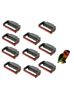 10 Cintas de tinta Compatibles para Epson ERC-38 / ERC-34 / ERC-30 Negra / Roja Cinta Matricial C43S015376 ERC-38, ERC-34, ERC-3