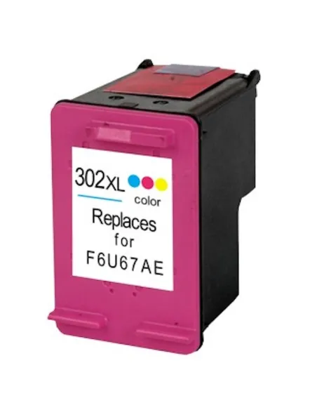 HP 302XL TRICOLOR CARTUCHO DE TINTA COMPATIBLE F6U67AE