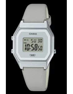 Reloj mujer Vintage Iconic Casio LA680WEL-8E alarma cronómetro luz LED correa de cuero
