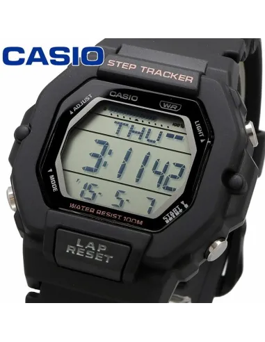 reloj deportivo Casio LWS-2200H-1AV 100m WR Contador de vueltas Alarma Luz LED