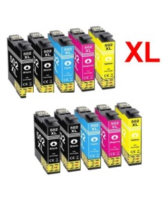 copy of Tinta Negra compatible para Epson 502XL 502 XP-5100 XP-5105 XP-5115 WF-2800 WF-2860 WF-2865 2