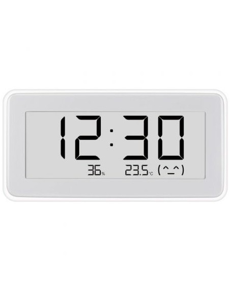Xiaomi Medidor de Temperatura y Humedad Bluetooth 5.0 - Pantalla Tinta Electronica - Alertas Visuales y Sonoras