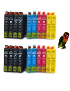 T1631-2-3-4 EPSON Pack Cartuchos compatibles Epson T1631 - T1632 - T1633 - T1634 16XL  2