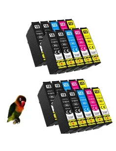 T1811/2/3/4 EPSON pack 20 tintas compatibles Epson T1811-T1812-T1813-T1814