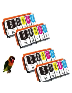 pack 20 Tintas compatible Epson 202XL Epson Expression Premium XP-6000 XP-6005 Epson Expression Premium XP-6000 XP-6005 2