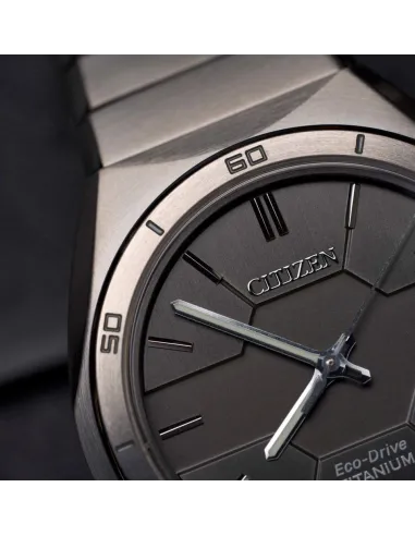 reloj de titanio hombre Citizen Eco-Drive AW1660-51H Super Titanium Armor 41MM Cristal de Zafiro