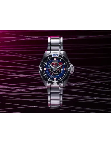 reloj hombre Citizen Eco-Drive Spiderman Marvel BM7610-52W 44mm 100m WR correa de acero movimiento
