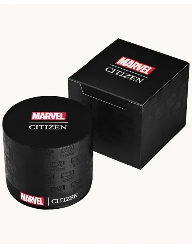 reloj hombre Citizen Eco-Drive Spiderman Marvel BM7610-52W 44mm 100m WR correa de acero movimiento