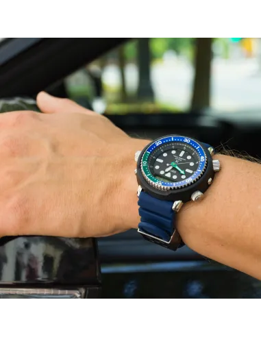 reloj hombre solar Seiko Prospex Sea Arnie Hybrid Diver’s “Tropical Lagoon” SNJ039P1 47,8mm 200m WR