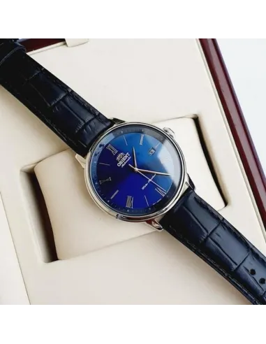 Orient Contemporary RA-AC0J05L 42.4mm 50m WR automatic men’s watch leather band accepts Hand-winding