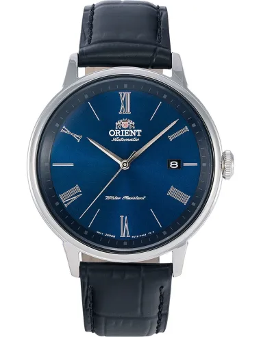 Orient Contemporary RA-AC0J05L 42.4mm 50m WR automatic men’s watch leather band accepts Hand-winding