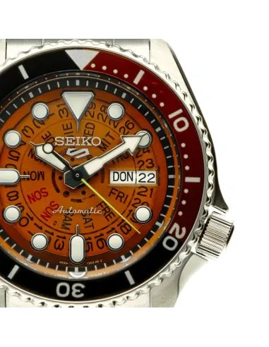 ​reloj automático hombre Seiko 5 Sports SKX 'Skeleton Style' SRPJ47K1 42.5mm 100m WR
