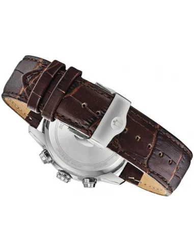 Reloj hombre Bulova Sutton 96B311 44mm cronógrafo cuarzo 30m WR correa de cuero