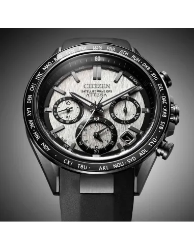 satélite GPS titanio Citizen Satellite Wave GPS Eco-Drive Attesa CC4055-14H 44.5mm 100m WR cristal de zafiro