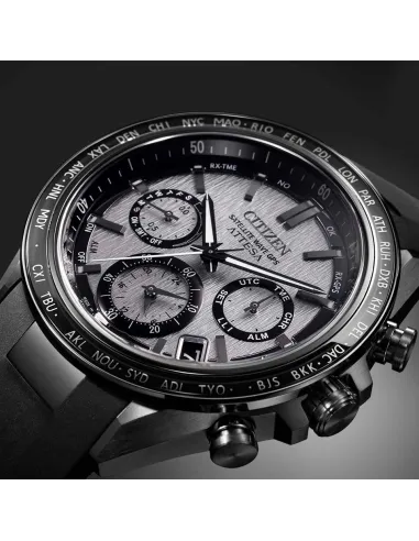 satélite GPS titanio Citizen Satellite Wave GPS Eco-Drive Attesa CC4055-14H 44.5mm 100m WR cristal de zafiro