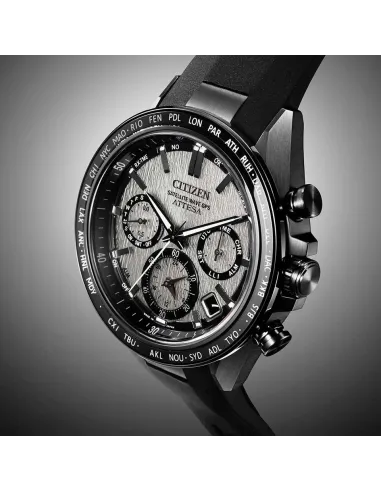 satélite GPS titanio Citizen Satellite Wave GPS Eco-Drive Attesa CC4055-14H 44.5mm 100m WR cristal de zafiro