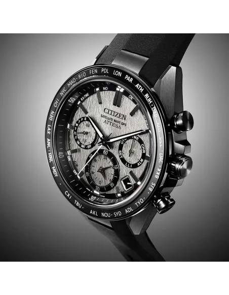 satélite GPS titanio Citizen Satellite Wave GPS Eco-Drive Attesa CC4055-14H 44.5mm 100m WR cristal de zafiro