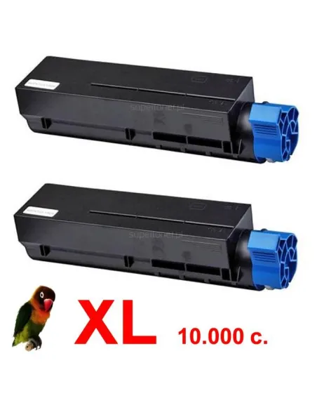 2 tóner compatible OKI B431 B491 10000 COPIAS  44574902