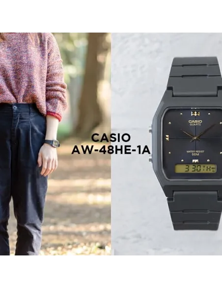 Reloj Casio AW-48HE-1A  analogico con Movimiento Cuarzo AW-48HE-1A 31 mm