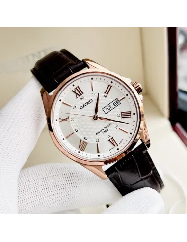 Reloj Casio MTP-1384L-7AV analogico con correa de piel