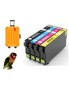 4 Cartuchos compatibles Epson 405XL  WF-3820DWF WF-3825DWF WF-4820DWF WF-4825DWF