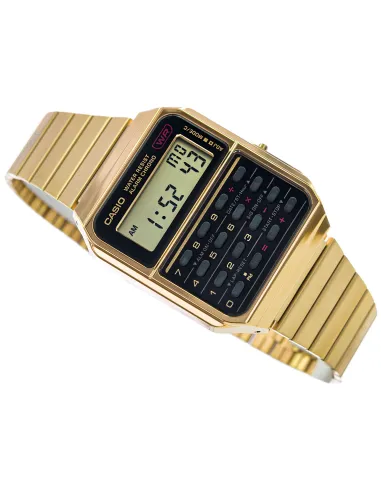 Reloj CASIO VINTAGE CA-500WEG-1A con ALARMA y calculadora
