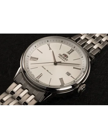 reloj automático hombre Orient Contemporary RA-AC0J04S 42.4mm 50m WR correa de acero (admite cuerda manual)
